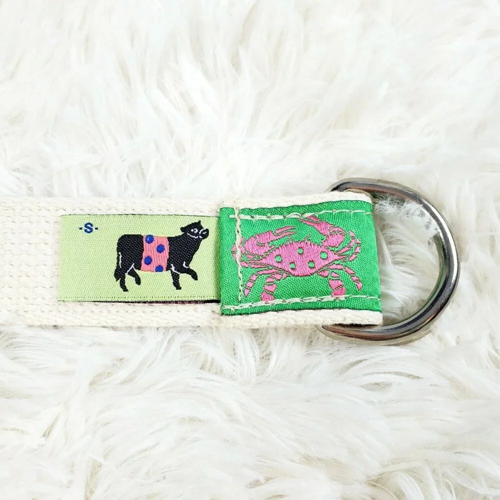 The Belted Cow Belted Crab Size Small EUC MSRP $38